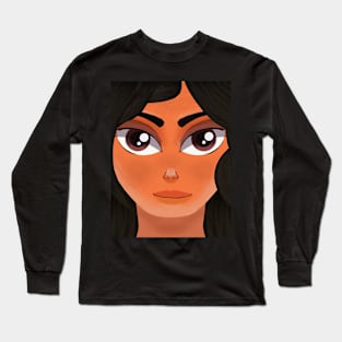 Big eyes girl Long Sleeve T-Shirt